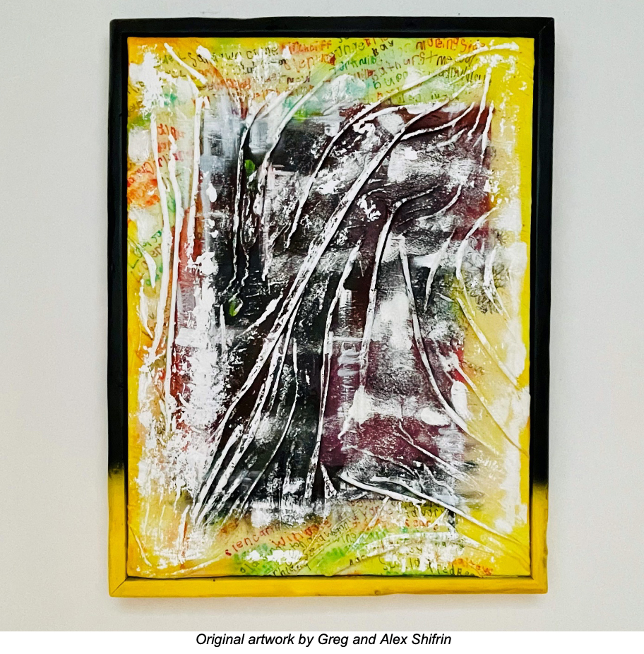 A painting on a wall  AI-generated content may be incorrect.