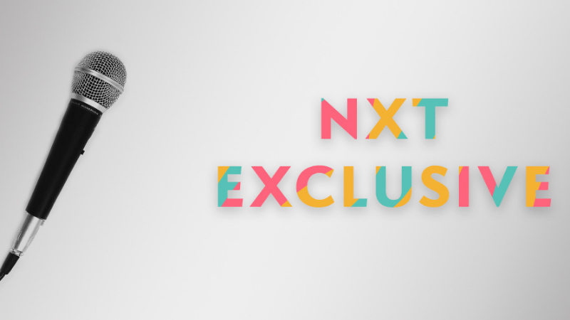 Microphone next to NXT Exclusive